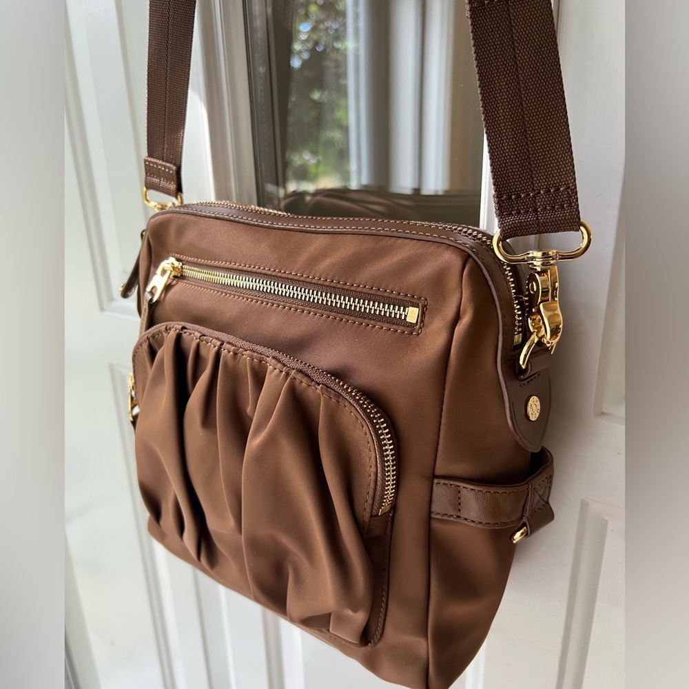 NWOT: MZ Wallace Nylon Leather Crossbody Purse